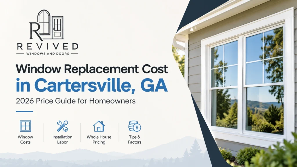 Window Replacement Cost in Cartersville, GA 2026